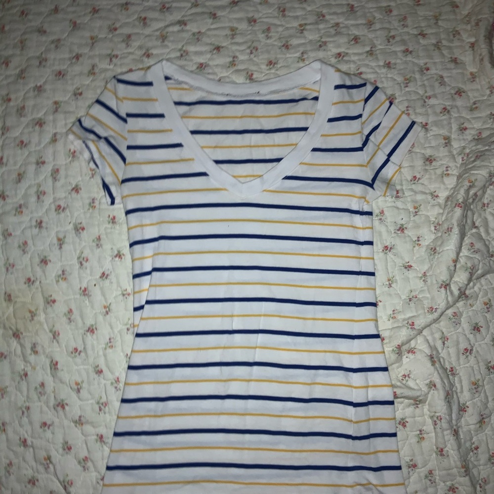 three piece low v neck tops